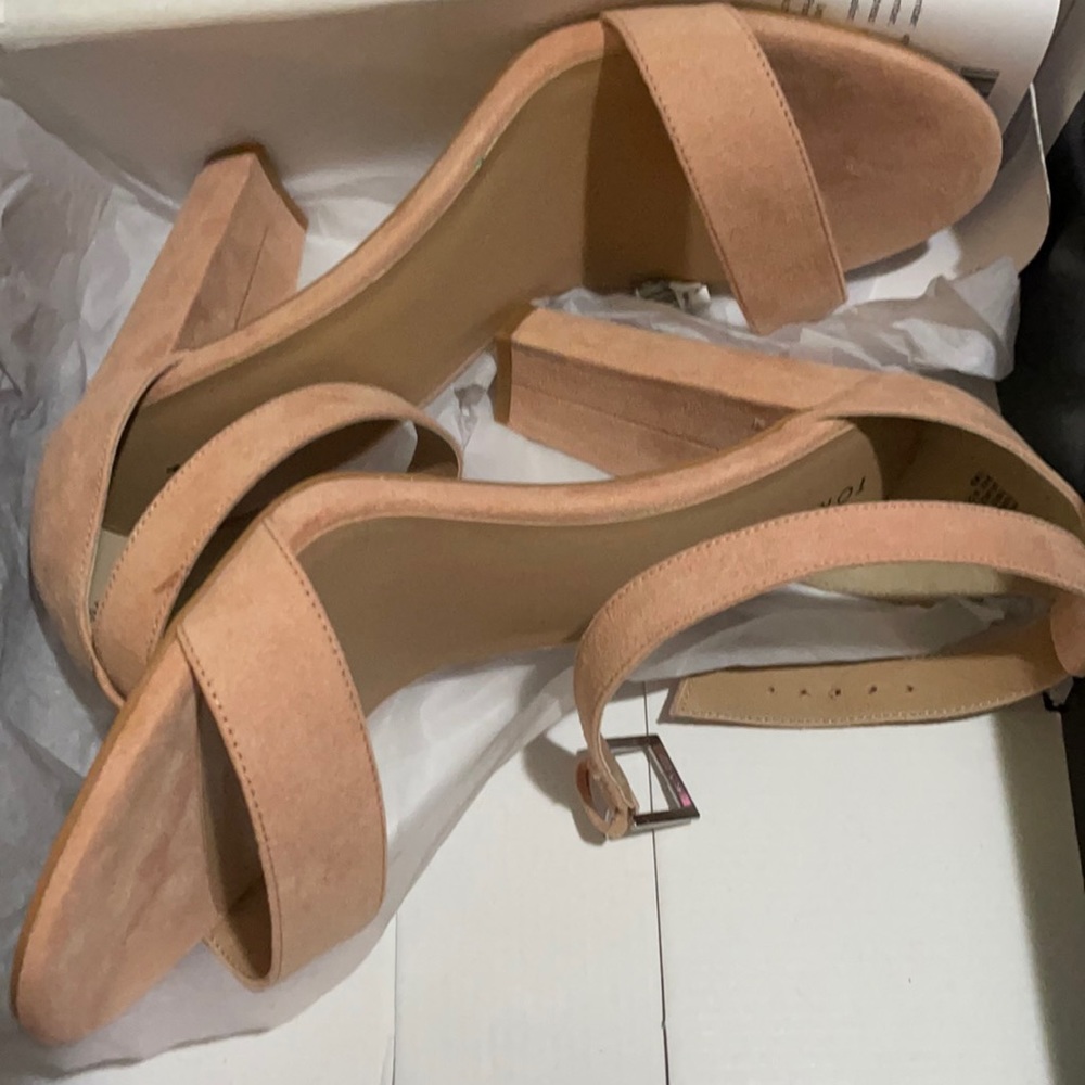 Beige Torrid Strap Heels